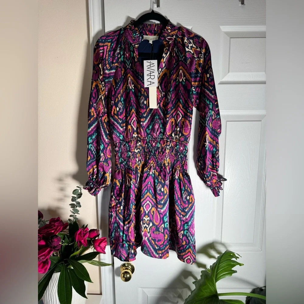 Multicolor Patterned Dress - Picture 11 of 11